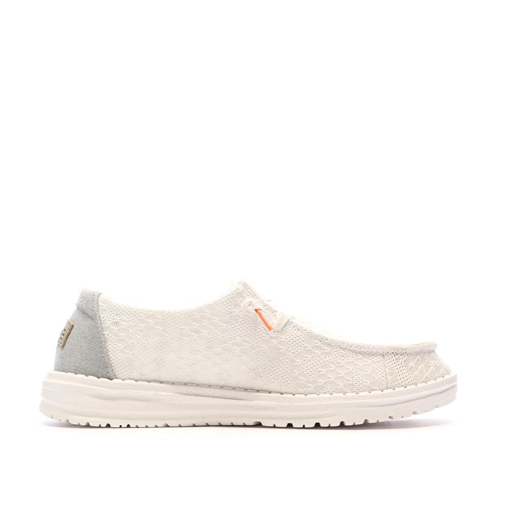 Chaussures Blanches Femme Hey Dude Wendy Boho vue 2