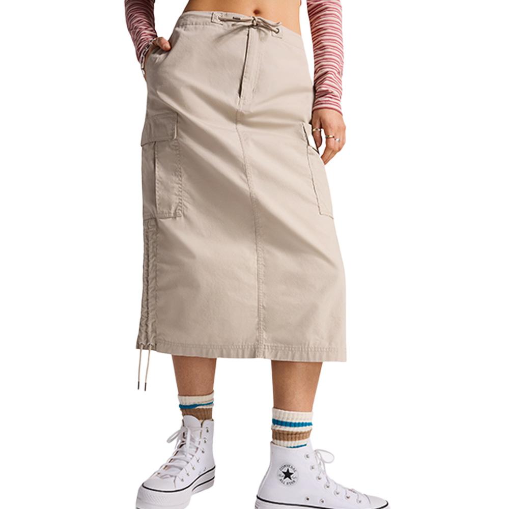 Jupe Beige Femme Converse Long pas cher