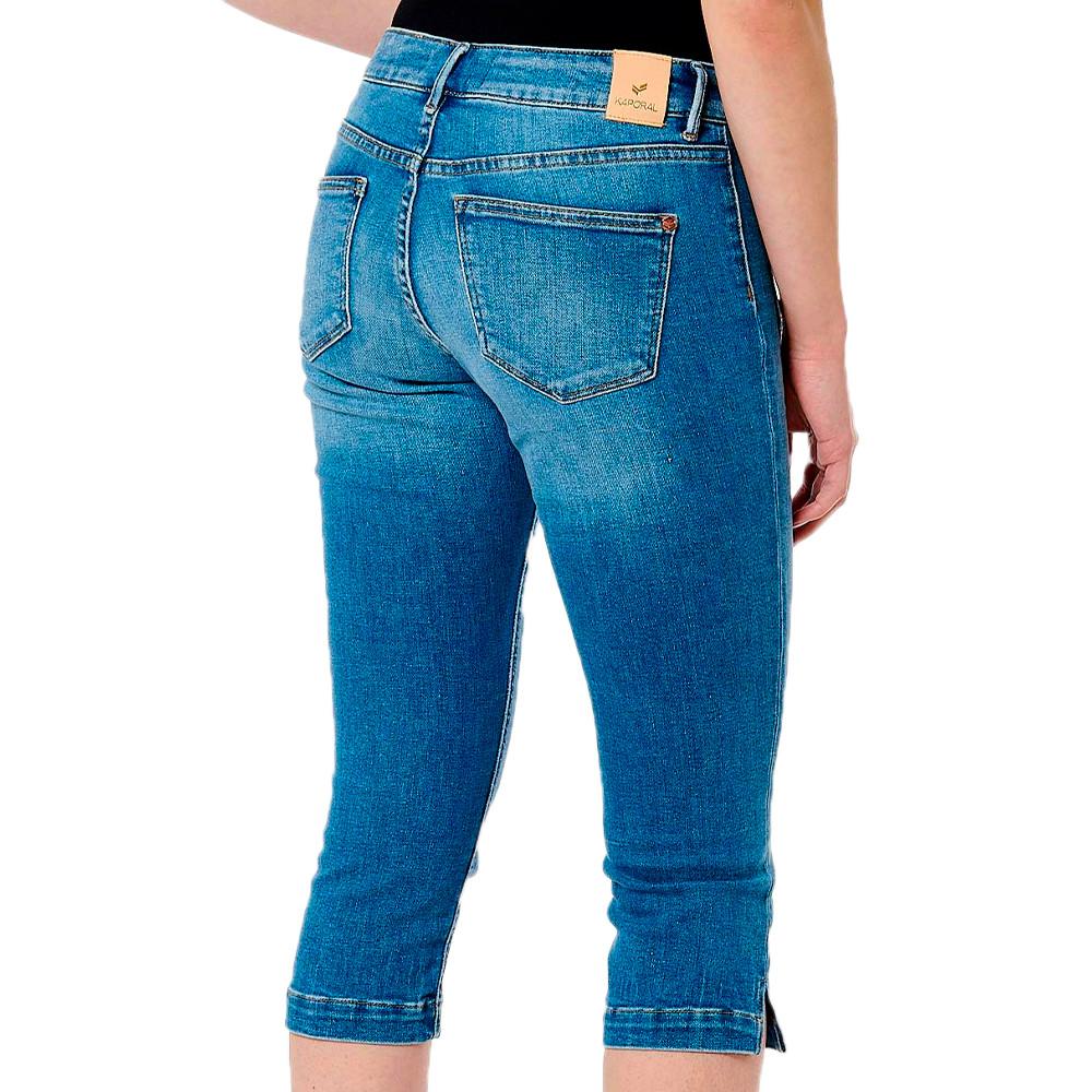 Pantacourt Bleu Femme Kaporal 23 vue 2