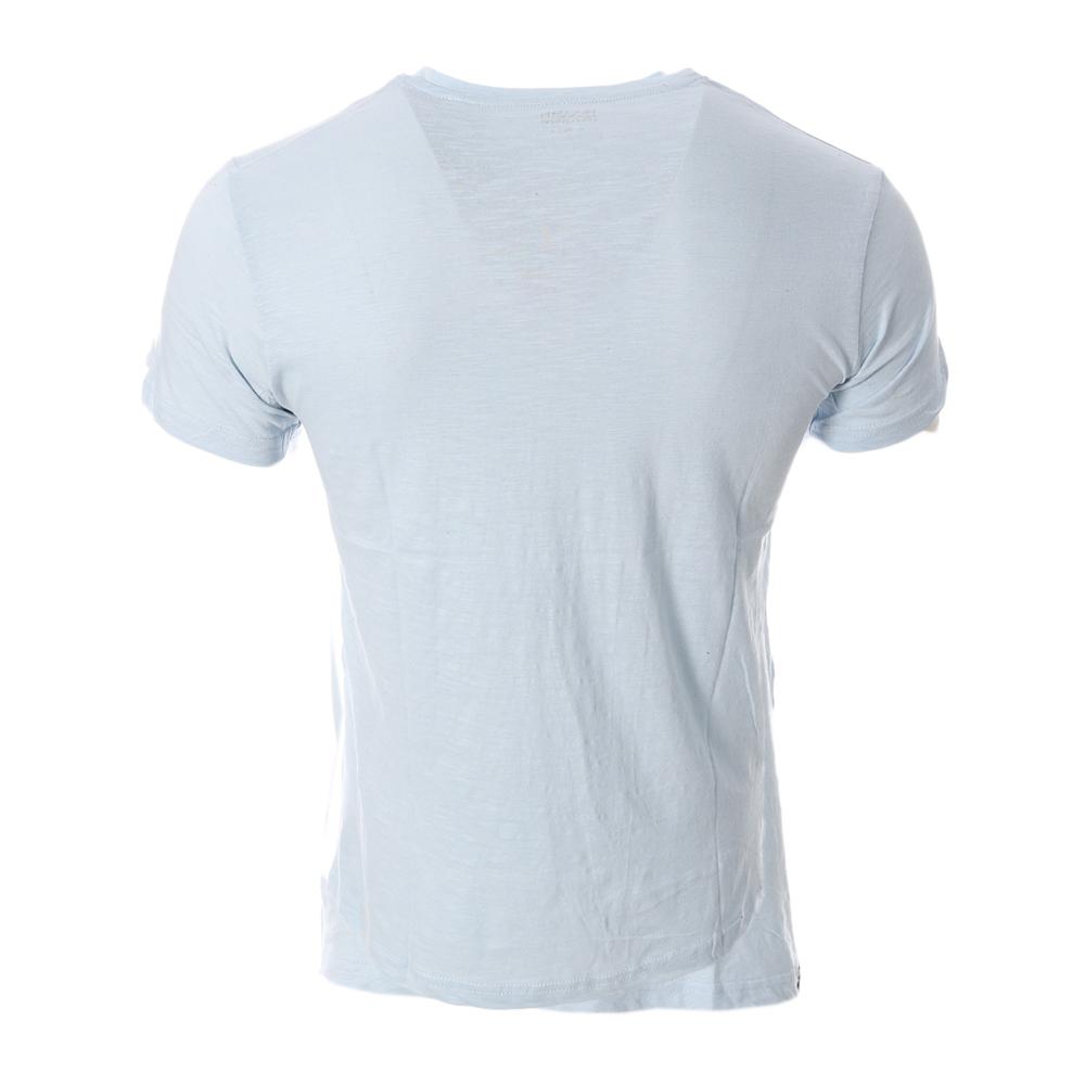 T-shirt Bleu Clair Homme Paname Brothers TAZIO vue 2
