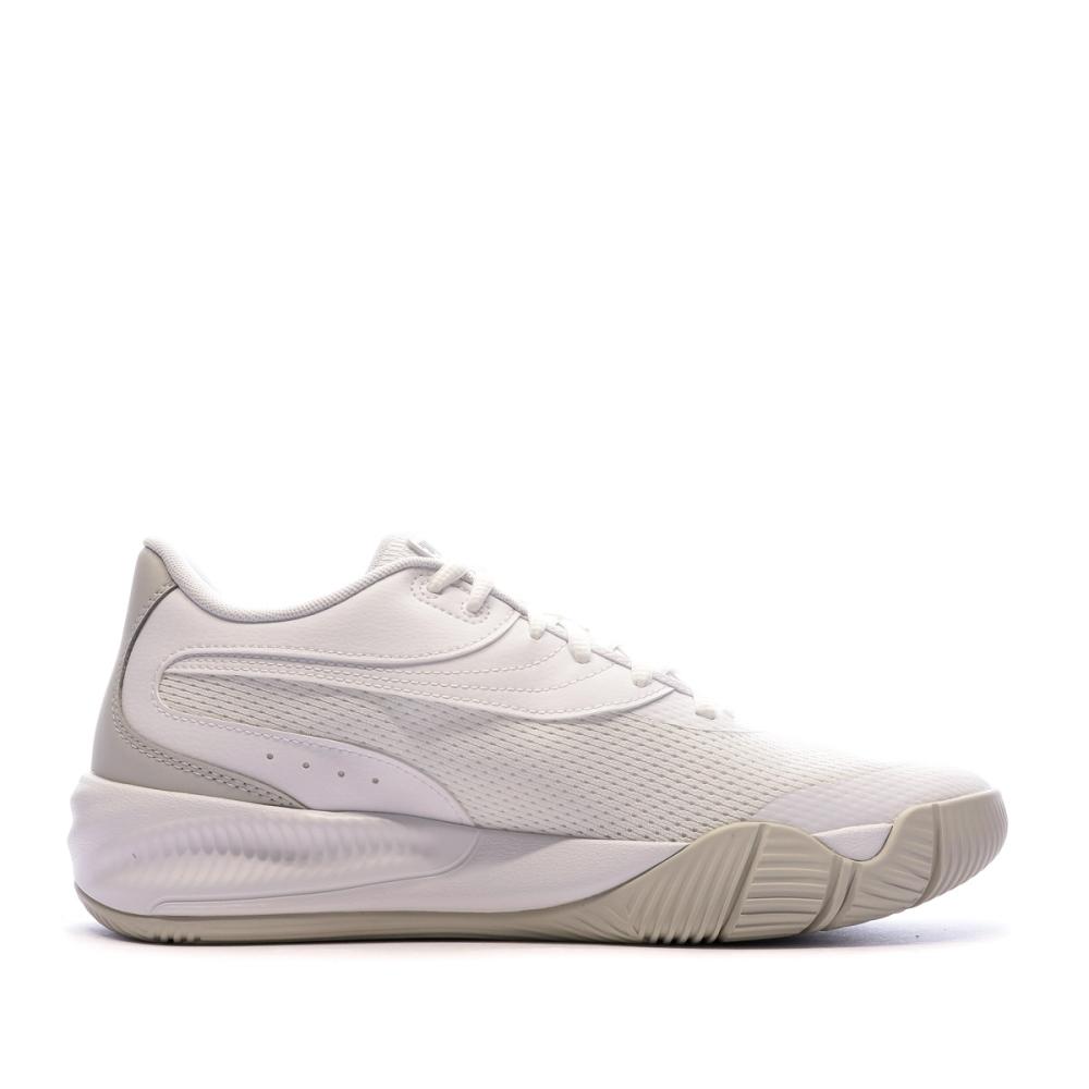 Chaussures de Basketball Blanches Homme Puma Triple pas cher