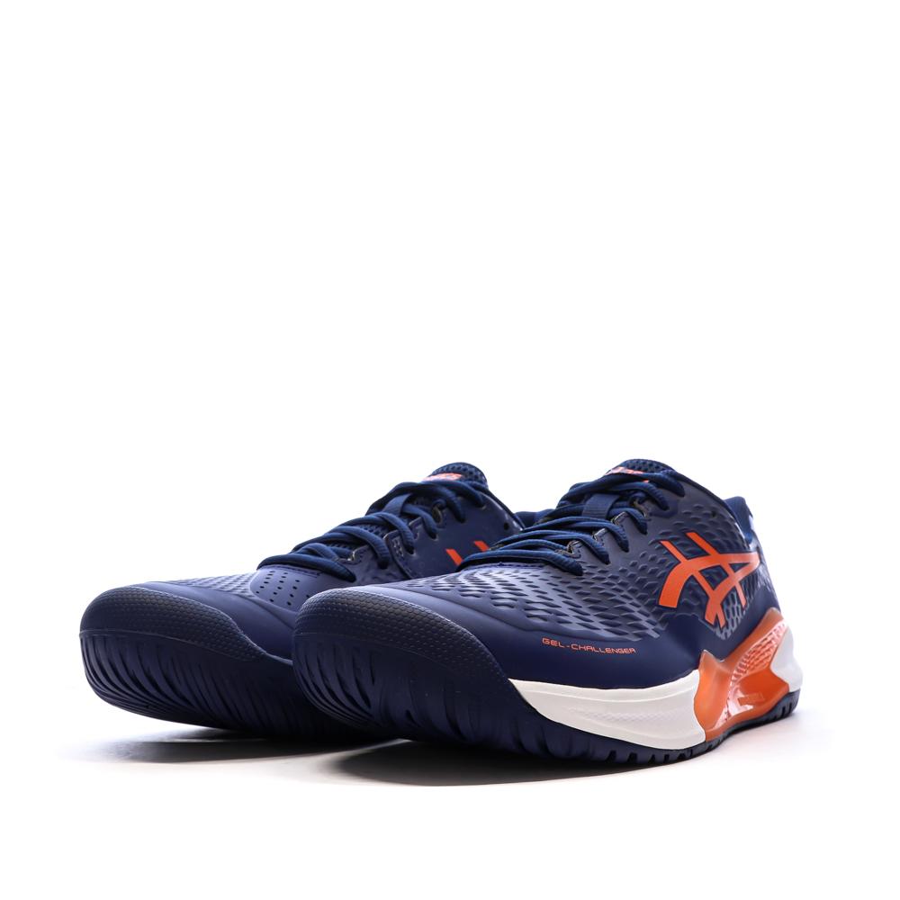 Chaussures de running Marine/Rouge Homme Asics Challenger vue 5
