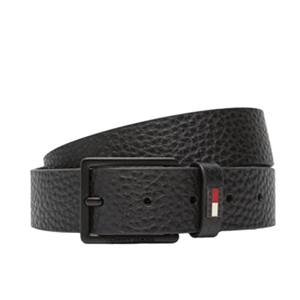 Ceinture Noire Homme Tommy Hilfiger AM0AM13418 pas cher
