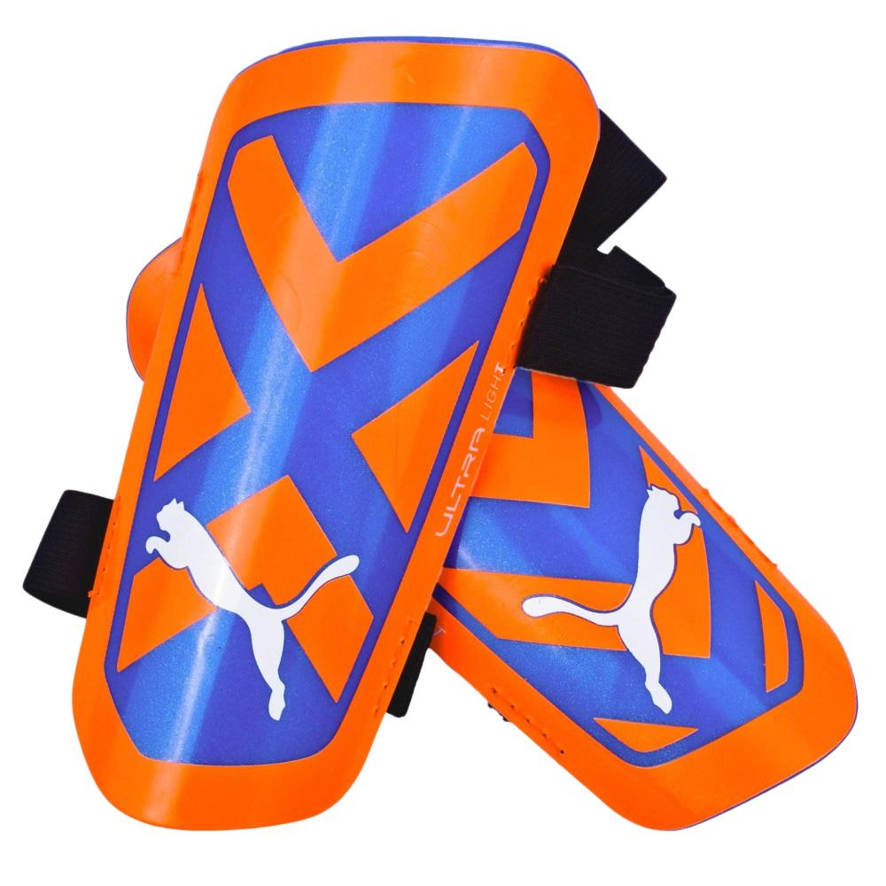 Protège-tibia Bleu/Orange Enfant Puma Ultra Light Strap pas cher