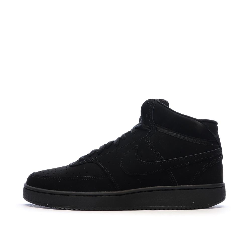 Baskets Noires Homme Nike Court Vision Mids pas cher