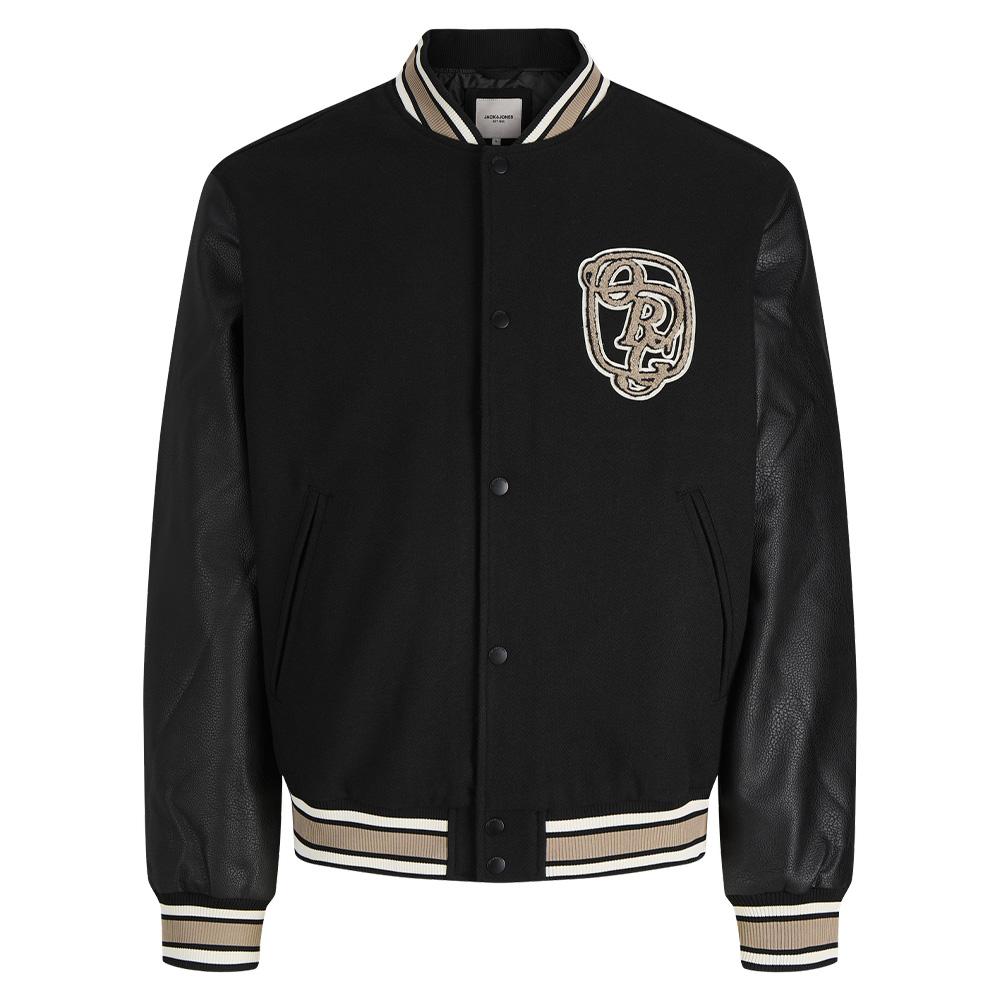 Veste Noire Homme Jack & Jones Meadows pas cher