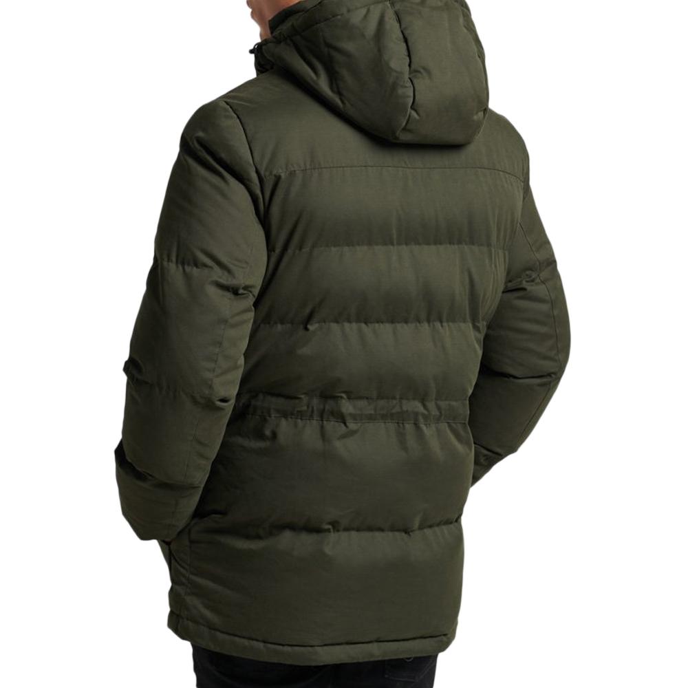 Parka Kaki Homme Superdry Microfibre vue 2