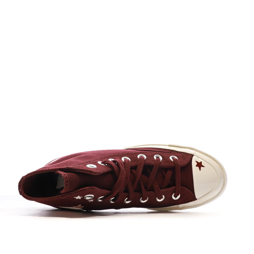 Baskets Bordeaux Femme Converse Chuck 70 A09164C vue 4