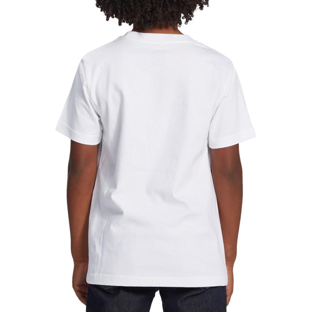 T-Shirt Blanc Garçon DC Shoes Been Here vue 2