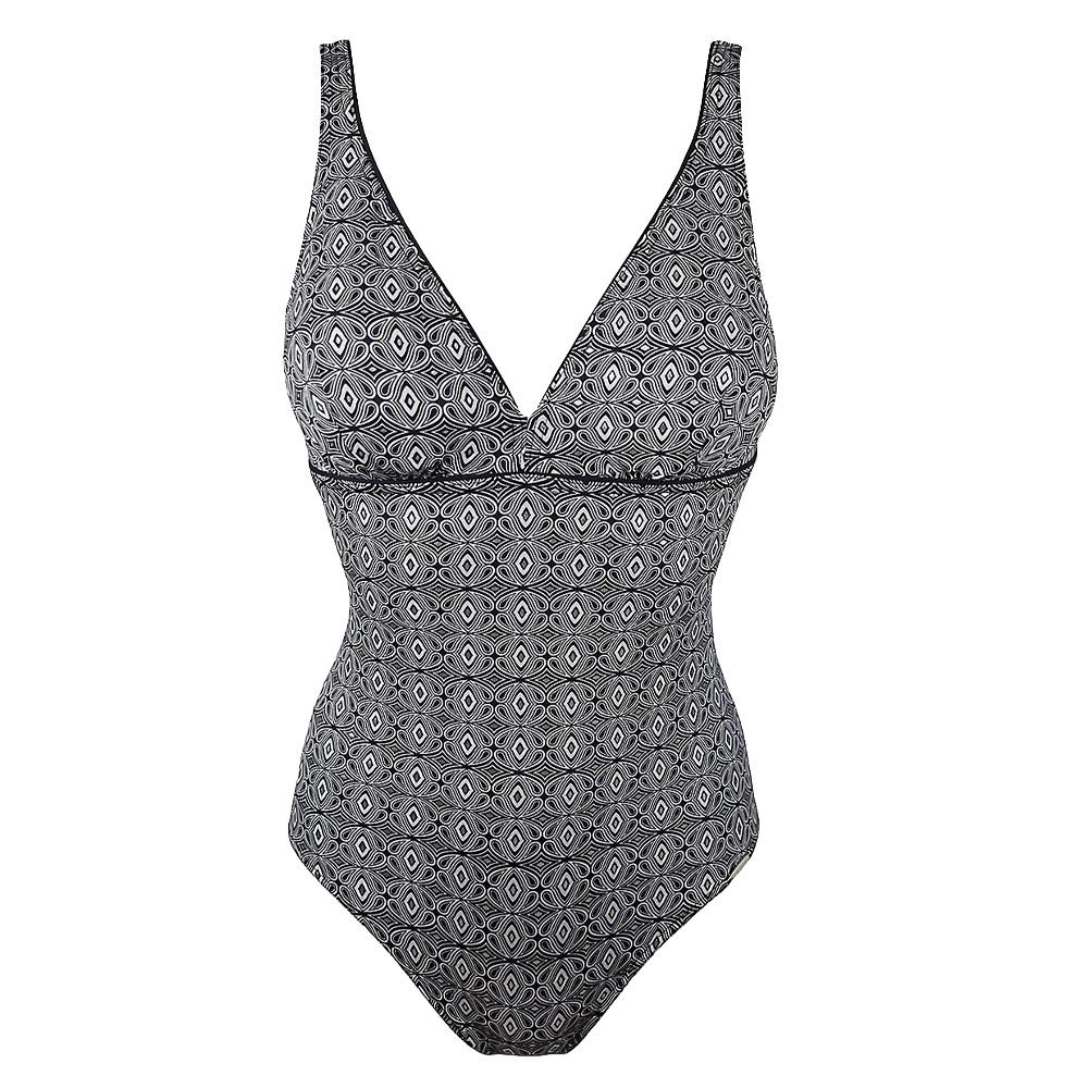 Maillot de bain Noir/Blanc Femme Grain de Sable Eva pas cher