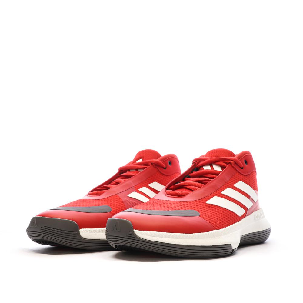 Chaussures de basketball Rouge Homme Adidas Bounce Legends vue 6