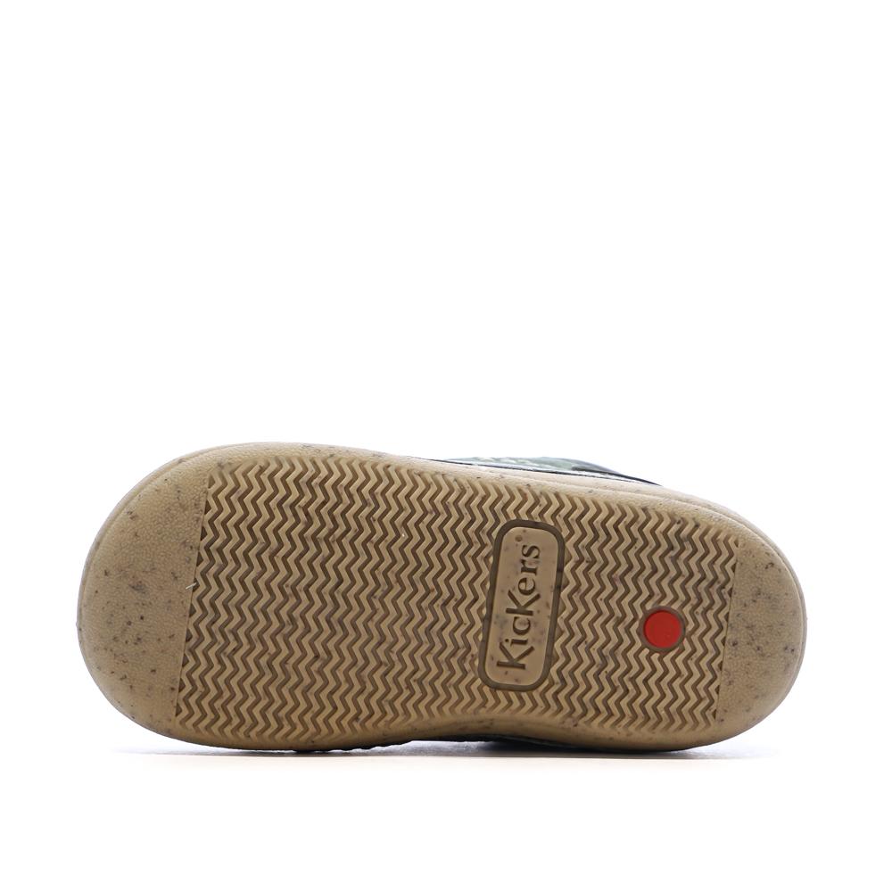 Baskets Vert Garçon KickersSonistreet vue 5