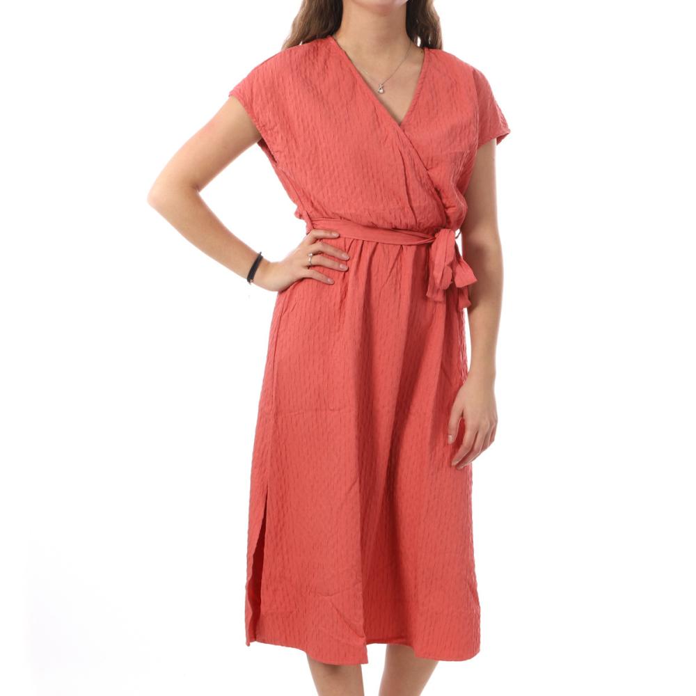 Robe Rouge Femme Vila Laka pas cher