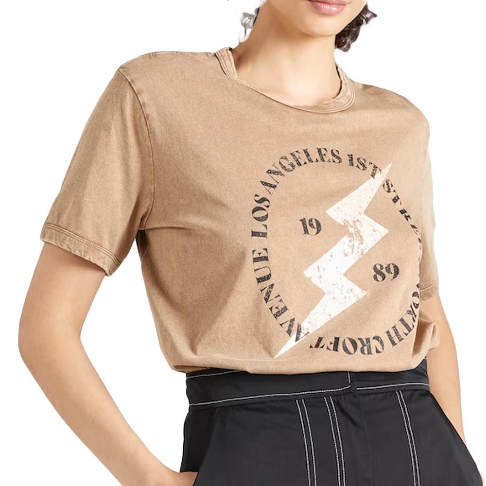 T-shirt Marron Femme JDY Elina pas cher