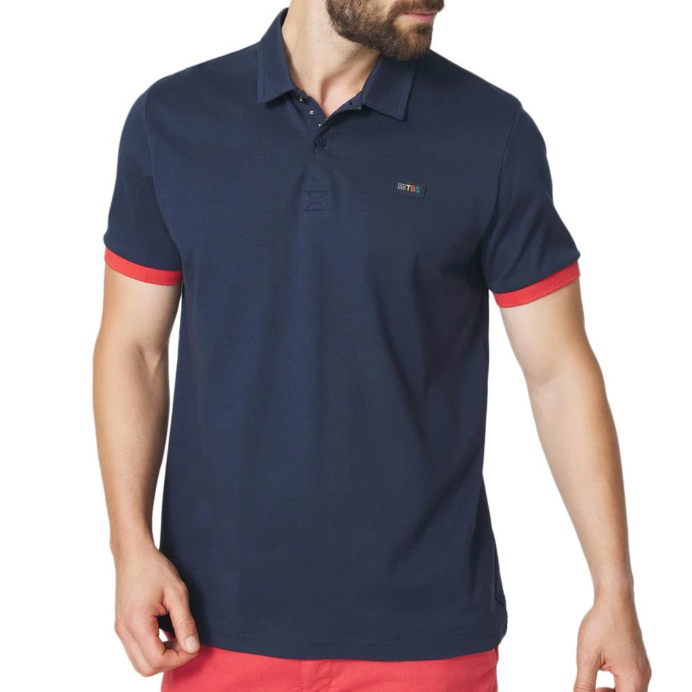 Polo Marine Homme TBS BARZO pas cher