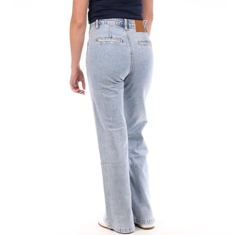 Jean Droit Bleu Moyen Femme Monday Premium T-10-2 vue 2
