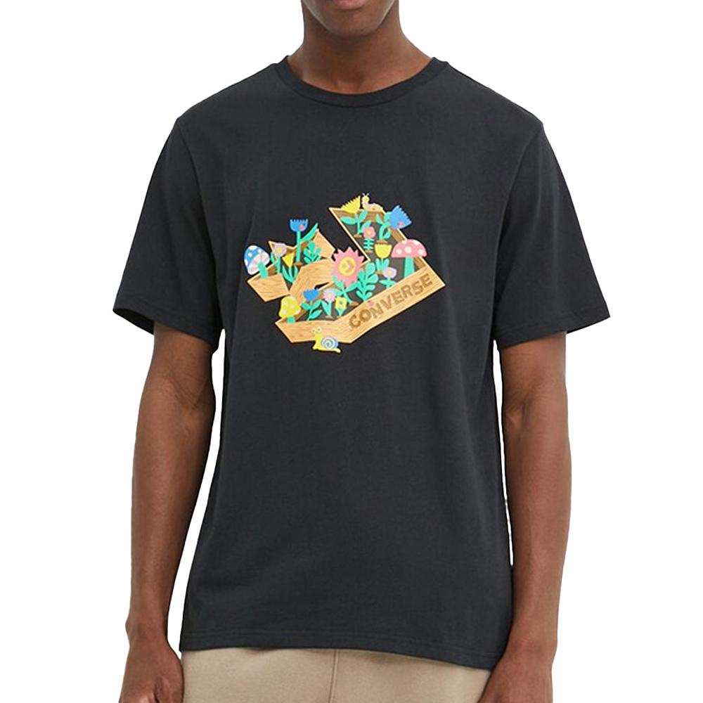 T-shirt Noir Homme Converse Outdoor Star pas cher