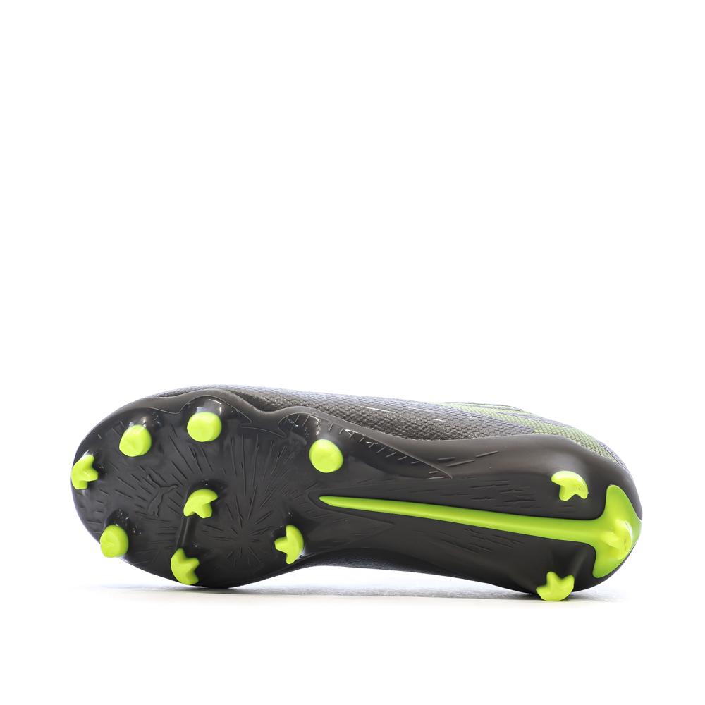 Calzado Gris/Amarillo Junior Puma Ultra 5 Match FG/AG ver 5