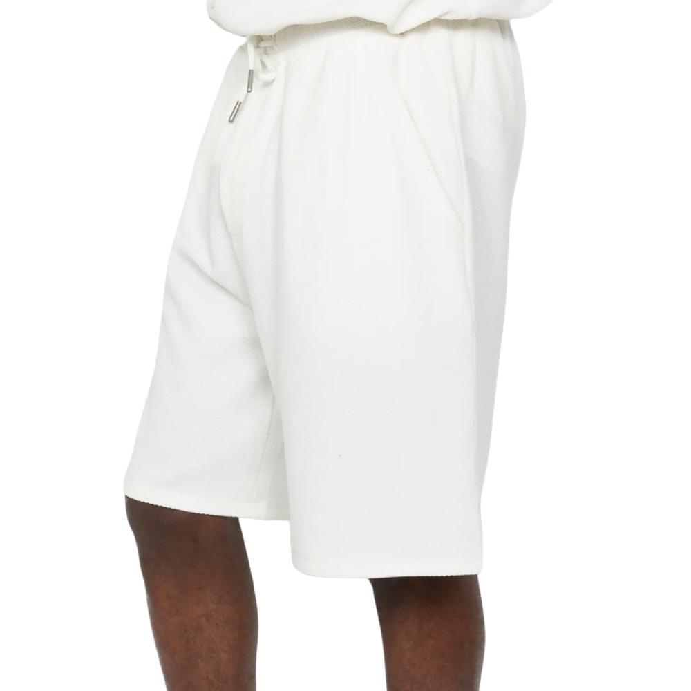 Short Blanc Homme Schott Maille Technique pas cher