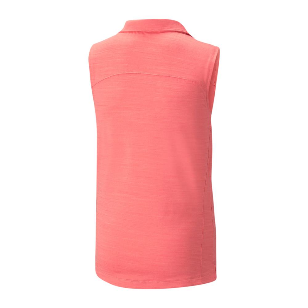 Polo Rose Fille Puma Coast vue 2