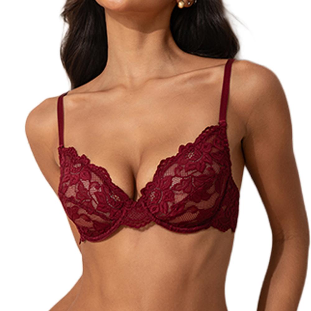 Soutien-Gorge Bordeaux Femme Les Petites Bombes Aube pas cher