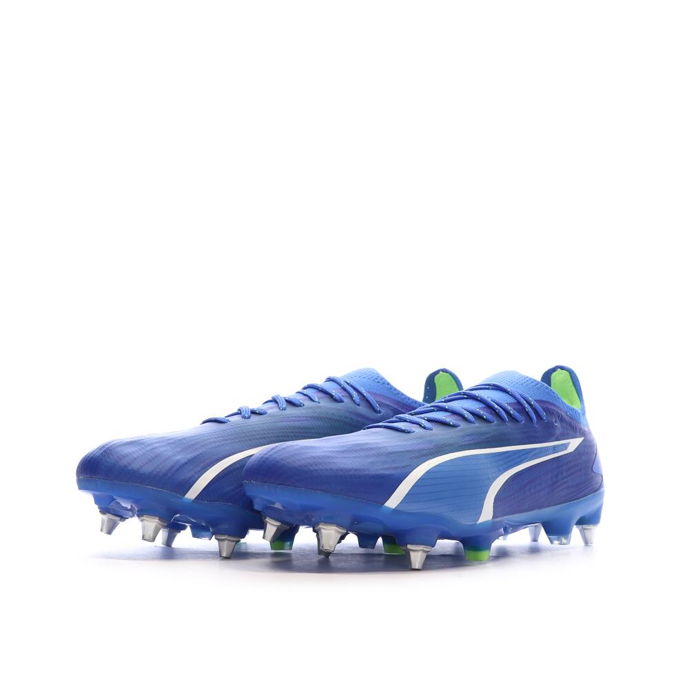 Chaussures de Foot Bleues Homme Puma Ultra Ultimate MxSG vue 6