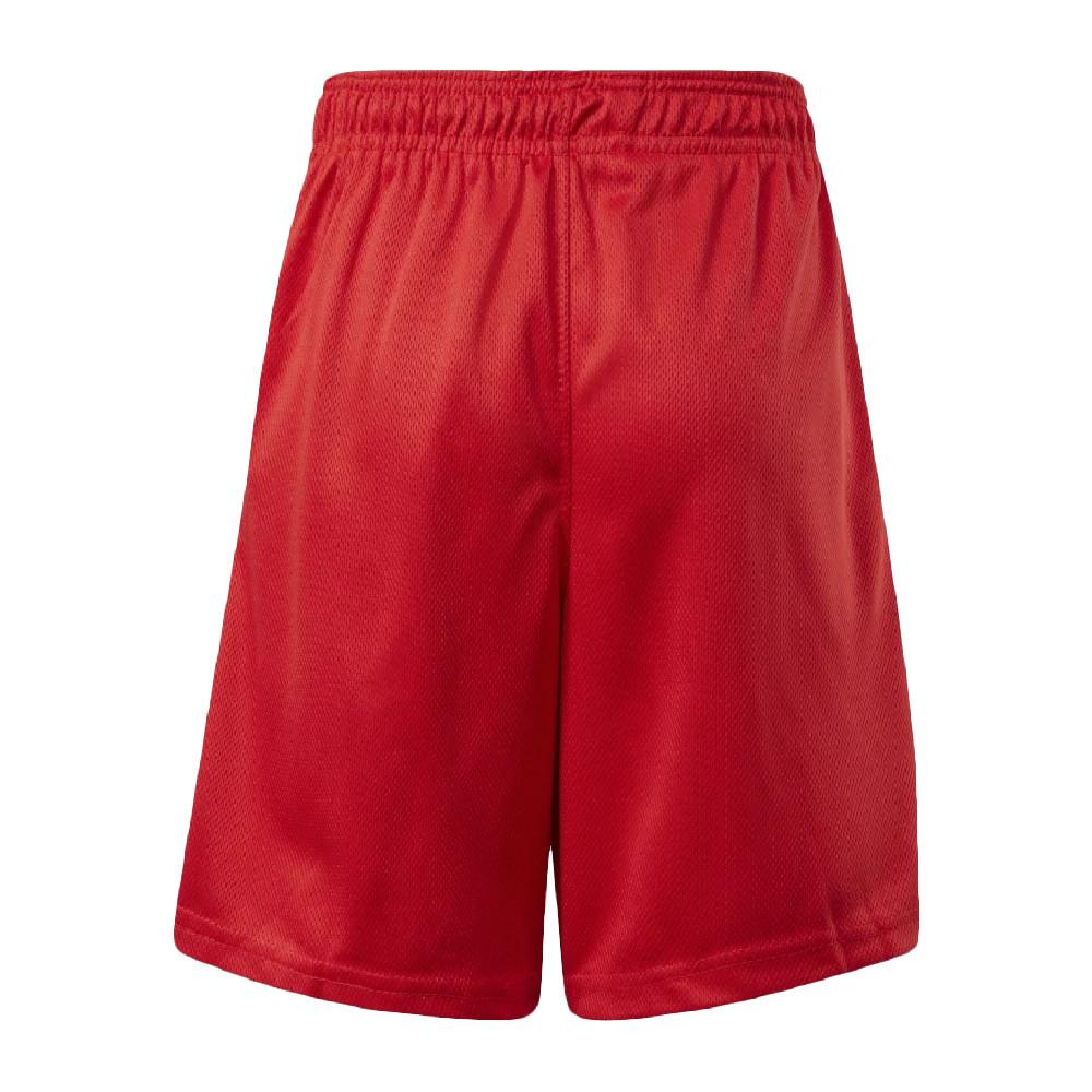 Short de sport rouge enfant Reebok Logo Shorts vue 2