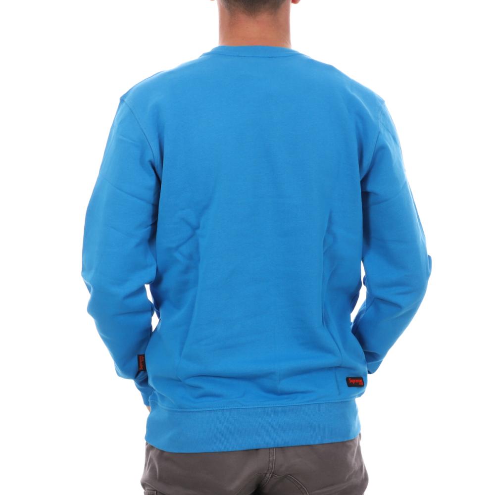 Sweat Bleu Homme Supreme Grip Leo vue 2