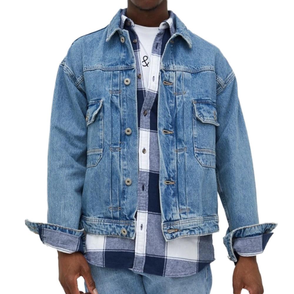 Veste en Jean Bleu Homme Jack & Jones Kevin pas cher