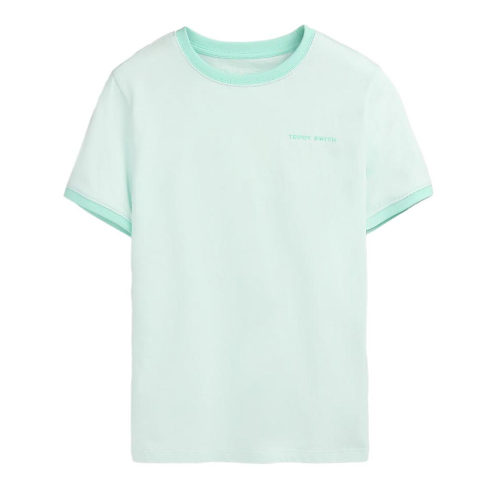 T-shirt Vert Menthe Garçon Teddy Smith 61007493D pas cher