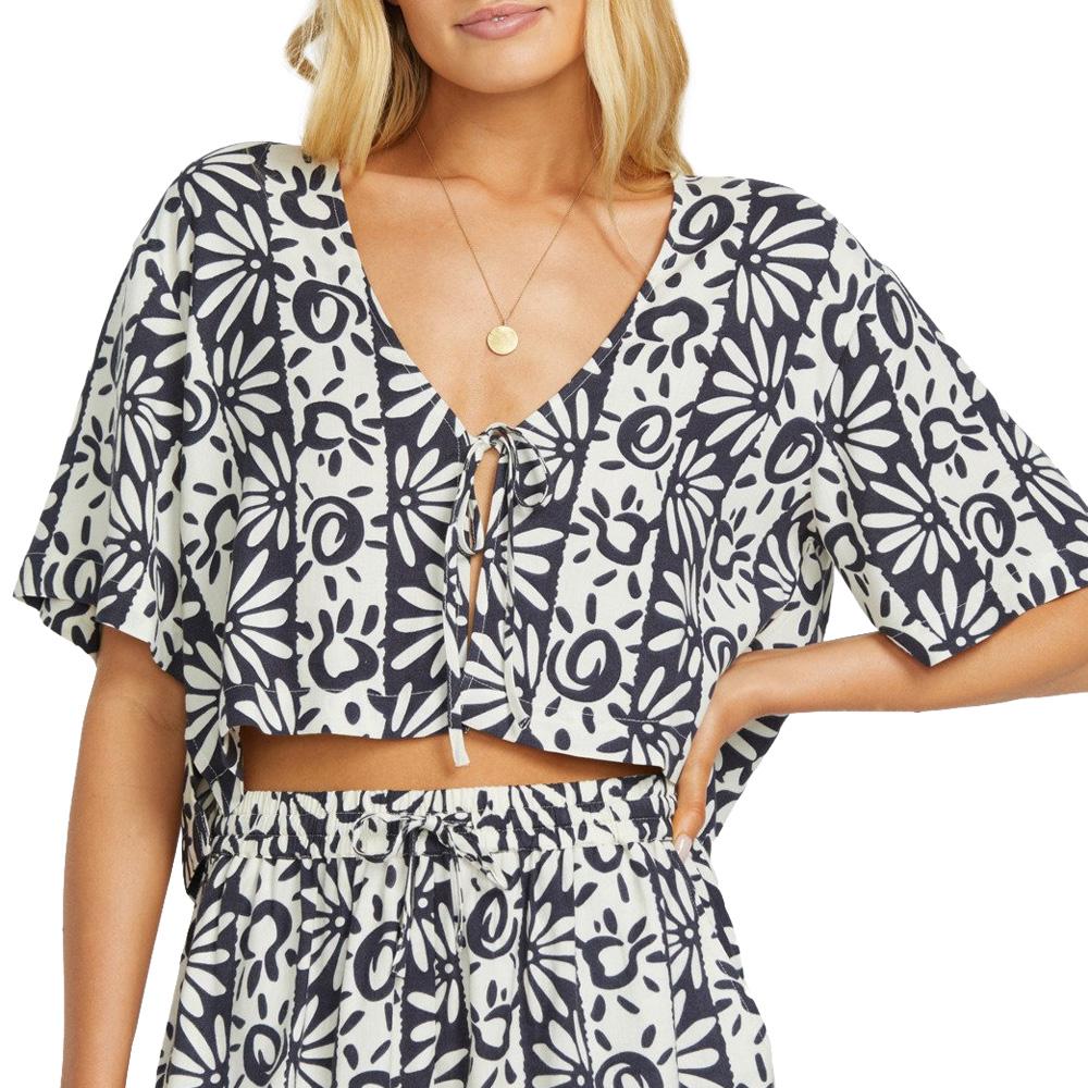 Chemise Noir/Ecru Femme Billabong Sunflower pas cher