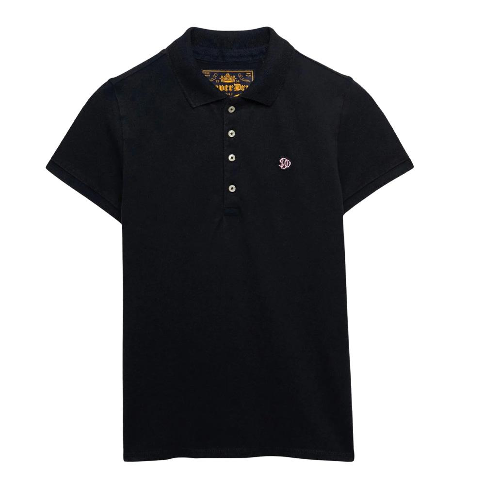 Superdry Heritage Slim Fit Women’s Navy Polo Shirt Photo of the Espace des Marques %store% store - view of %key%