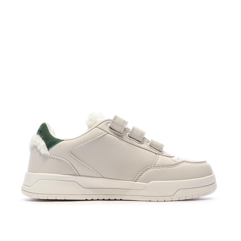 Baskets Ecru/Verte Femme Teddy Smith Sra C vue 2