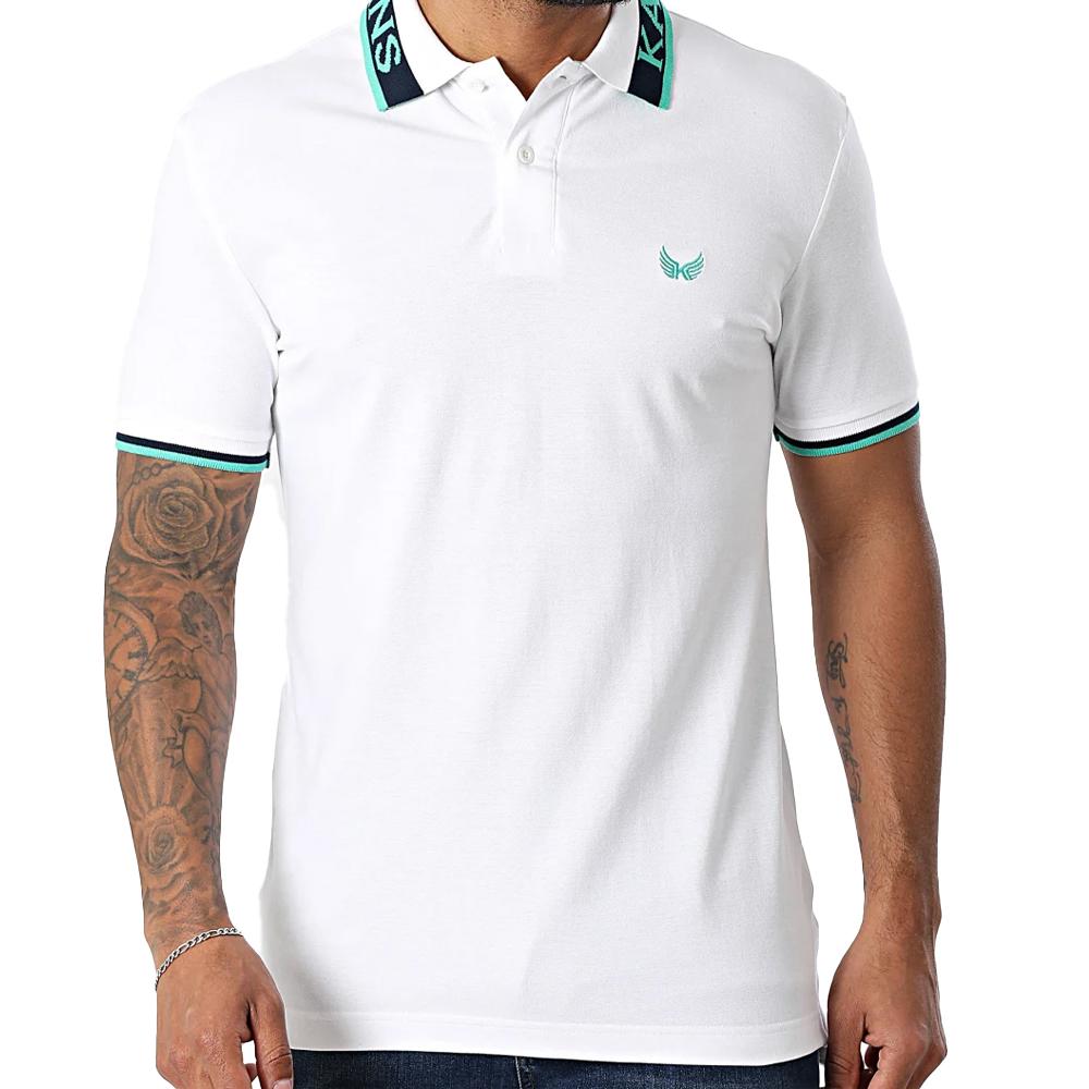 Polo Blanc Homme Kaporal TOBY pas cher