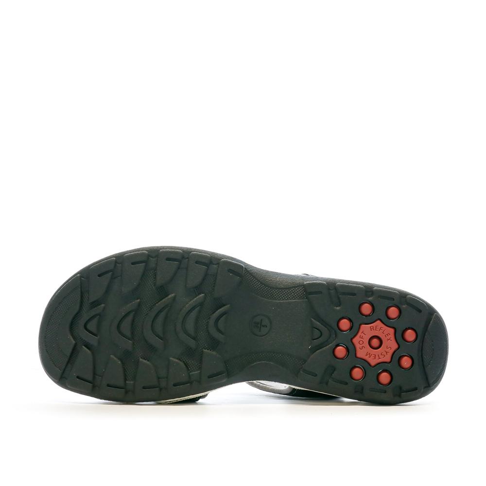 Sandales Noir/Gris Femme RELIFE Hubert vue 5