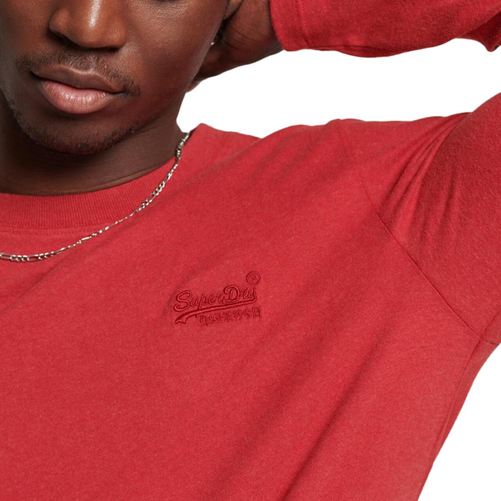T-shirt Manches Longues Rouge Homme Superdry M6010550A-02A vue 2