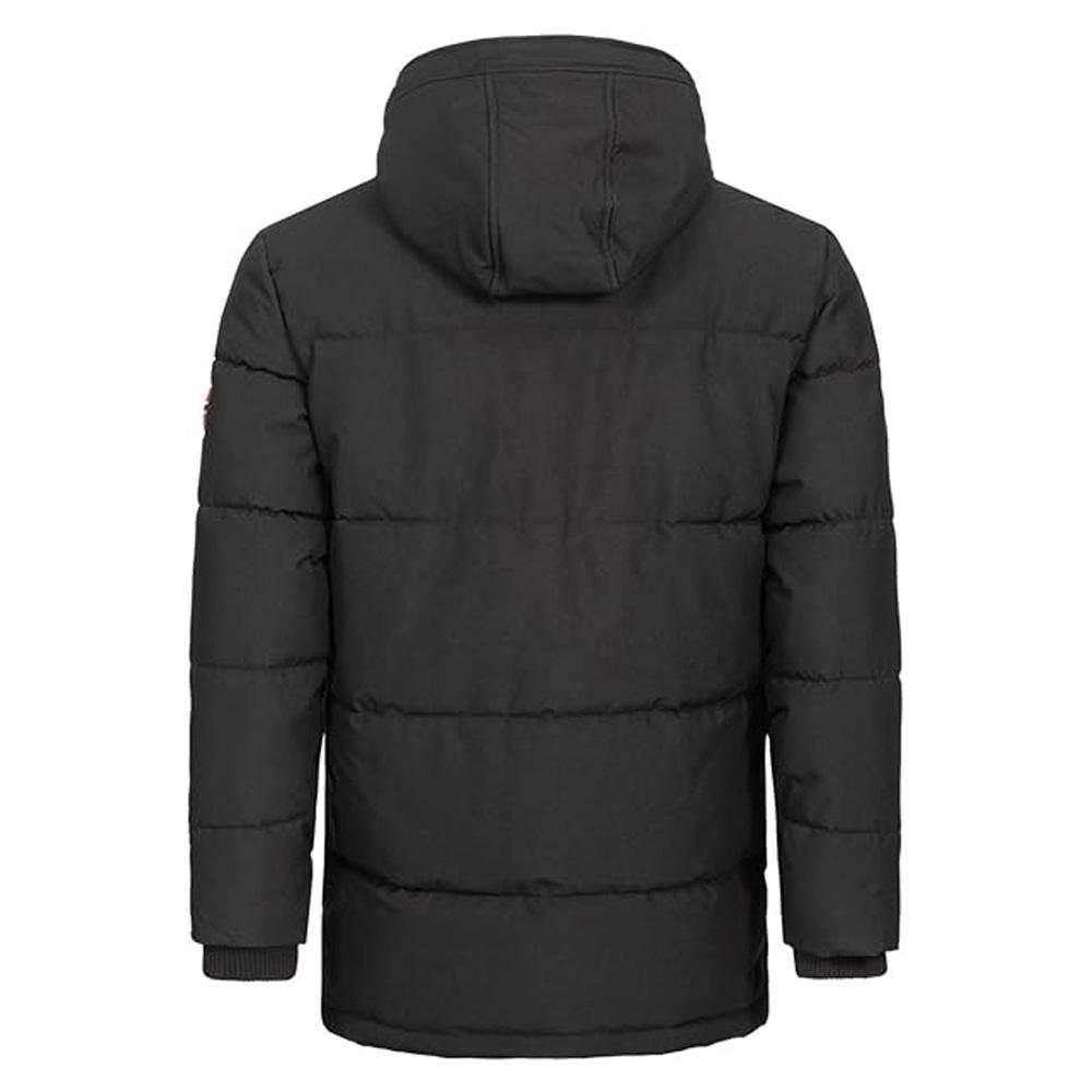 Parka Noir Homme Geographical Norway Albert vue 2