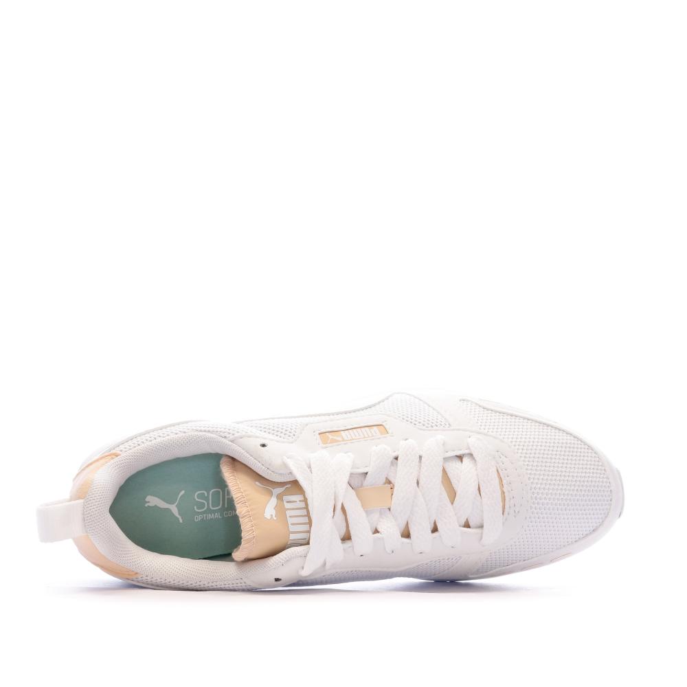 Baskets Blanches Femme Puma R78 vue 4