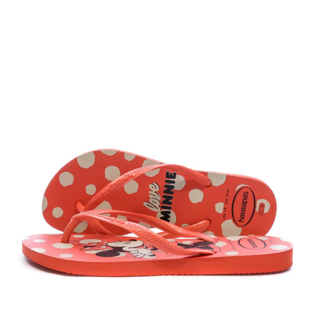 Tongs Rouge Femme Havaianas Slim Disney pas cher