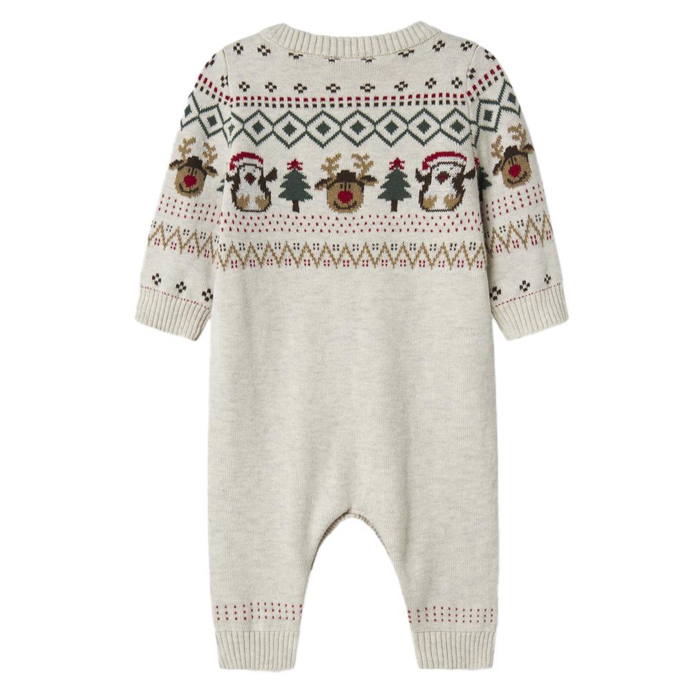 Pyjama de Noel Écru Garçon Name it Nalko vue 2