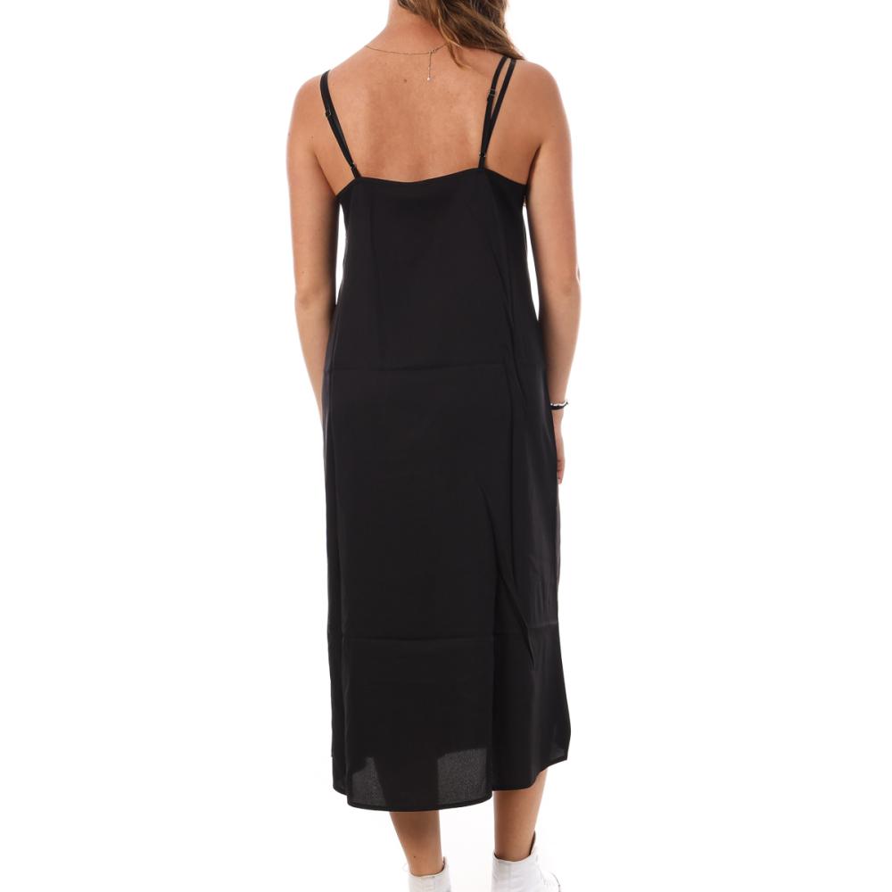 Robe Noire mi-longue Femme Vero Moda Jeanett vue 2