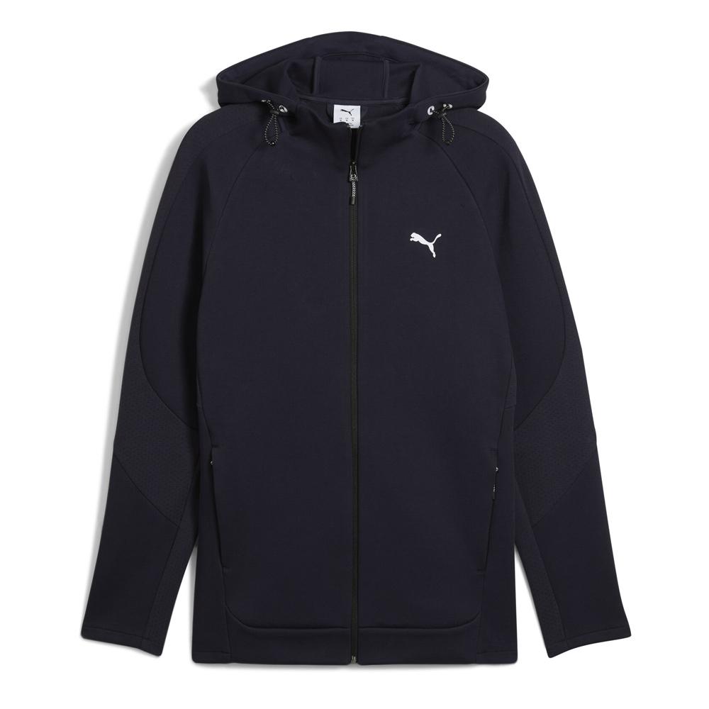 Sweat Zippé Noir Homme Puma Evostripes pas cher