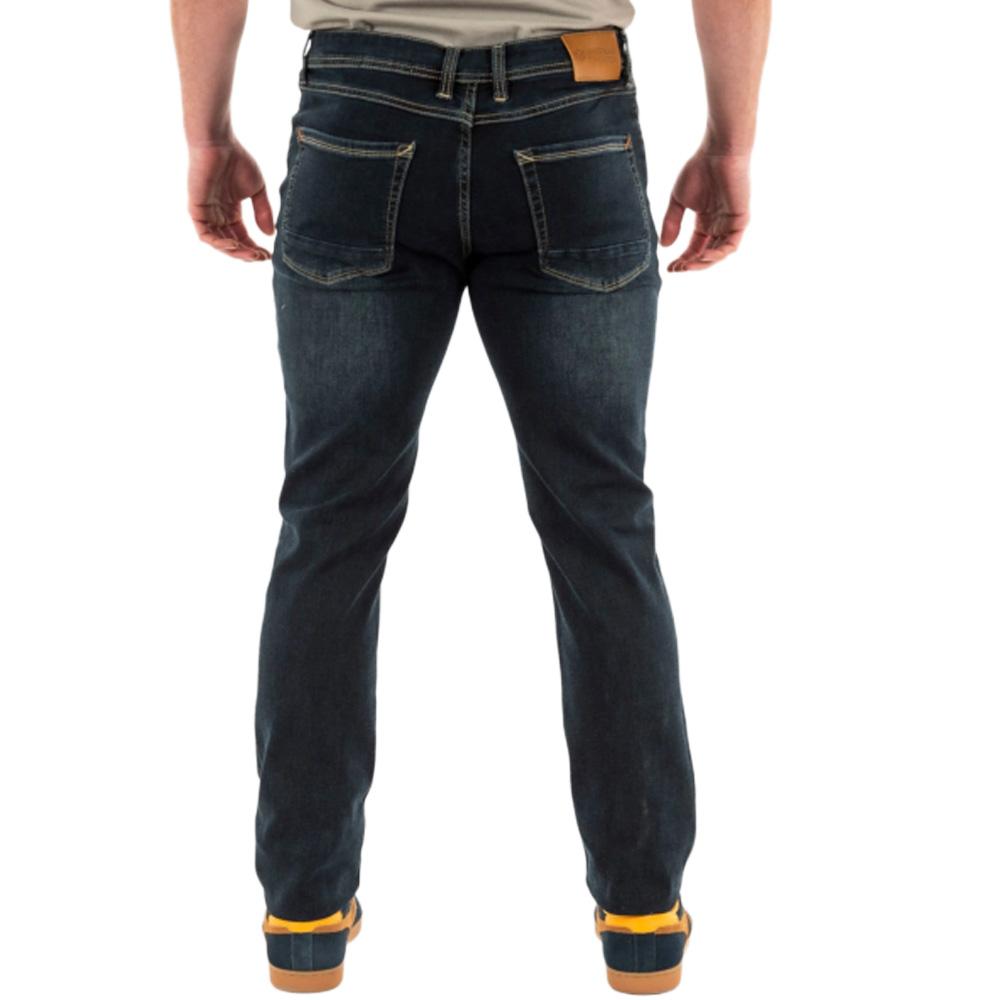 Vaqueros slim azul oscuro para hombre Freeman Jimmy ver 2