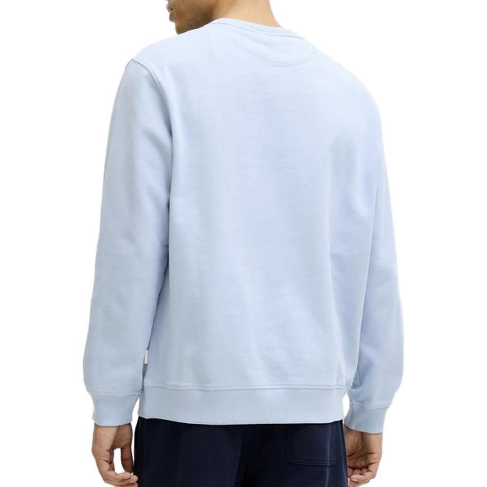 Sweat Bleu Homme Jack & Jones Jornorrebro vue 2