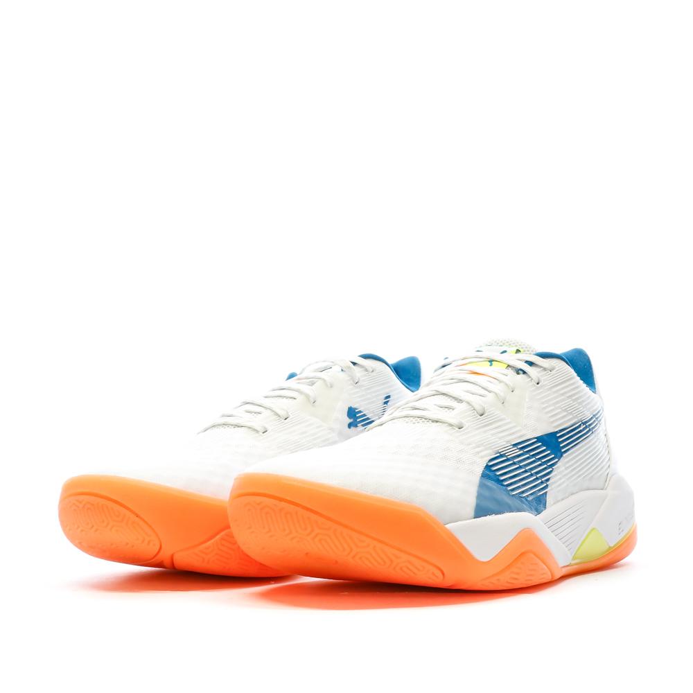 Chaussures de Handball Blanches Homme Puma Eliminate Power Nitro 106460 vue 6