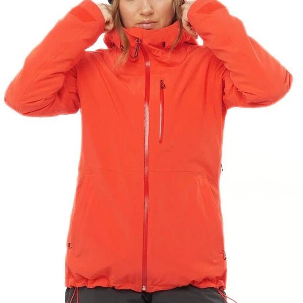 Abrigo naranja para mujer Salomon Highland barato