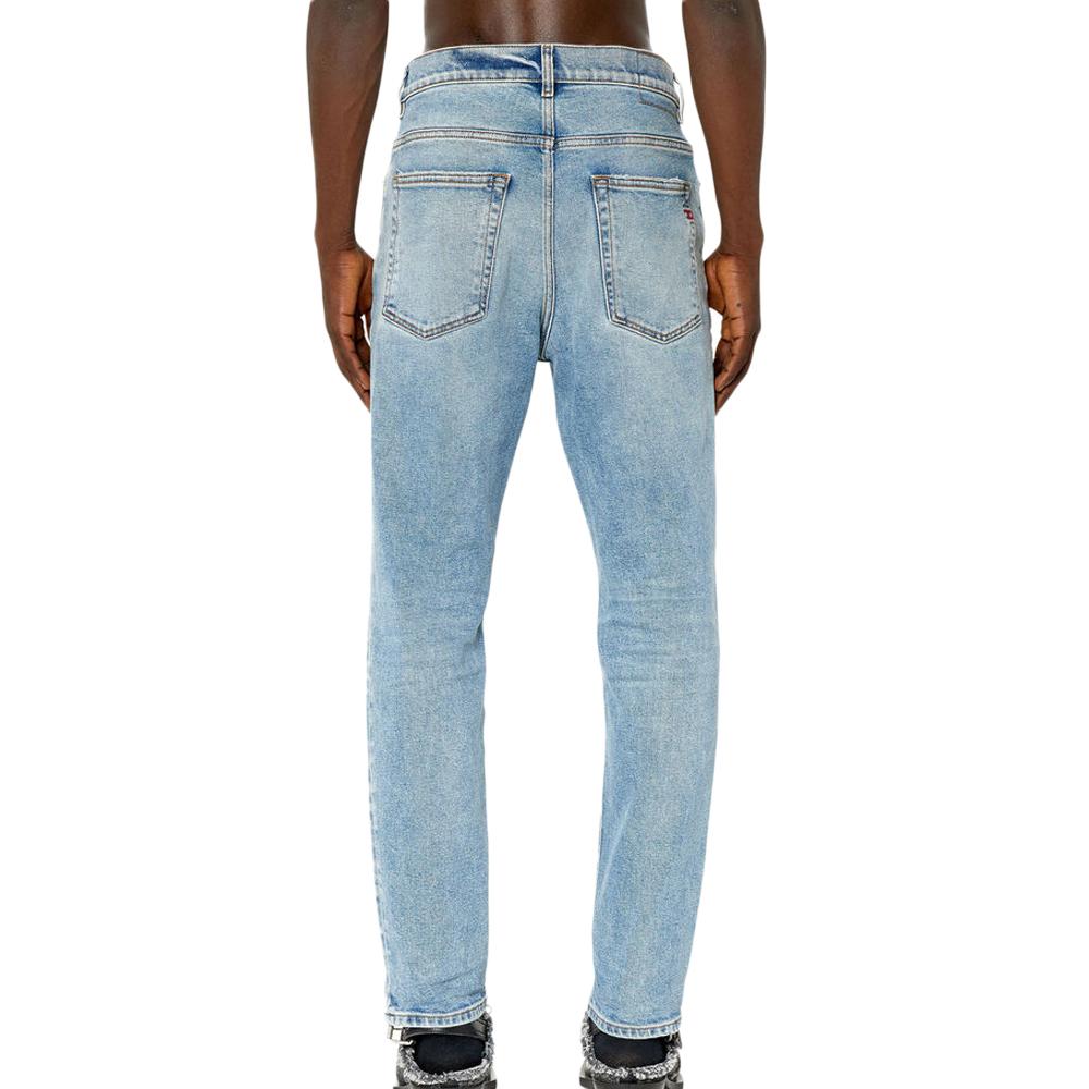 Jean Bleu Clair Délavé Homme Diesel 2005 Fining vue 2