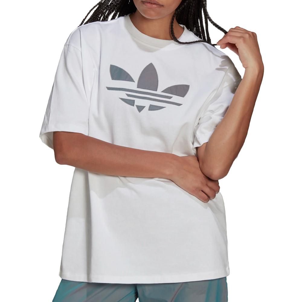 T-shirt Blanc Femme Adidas H35894 pas cher