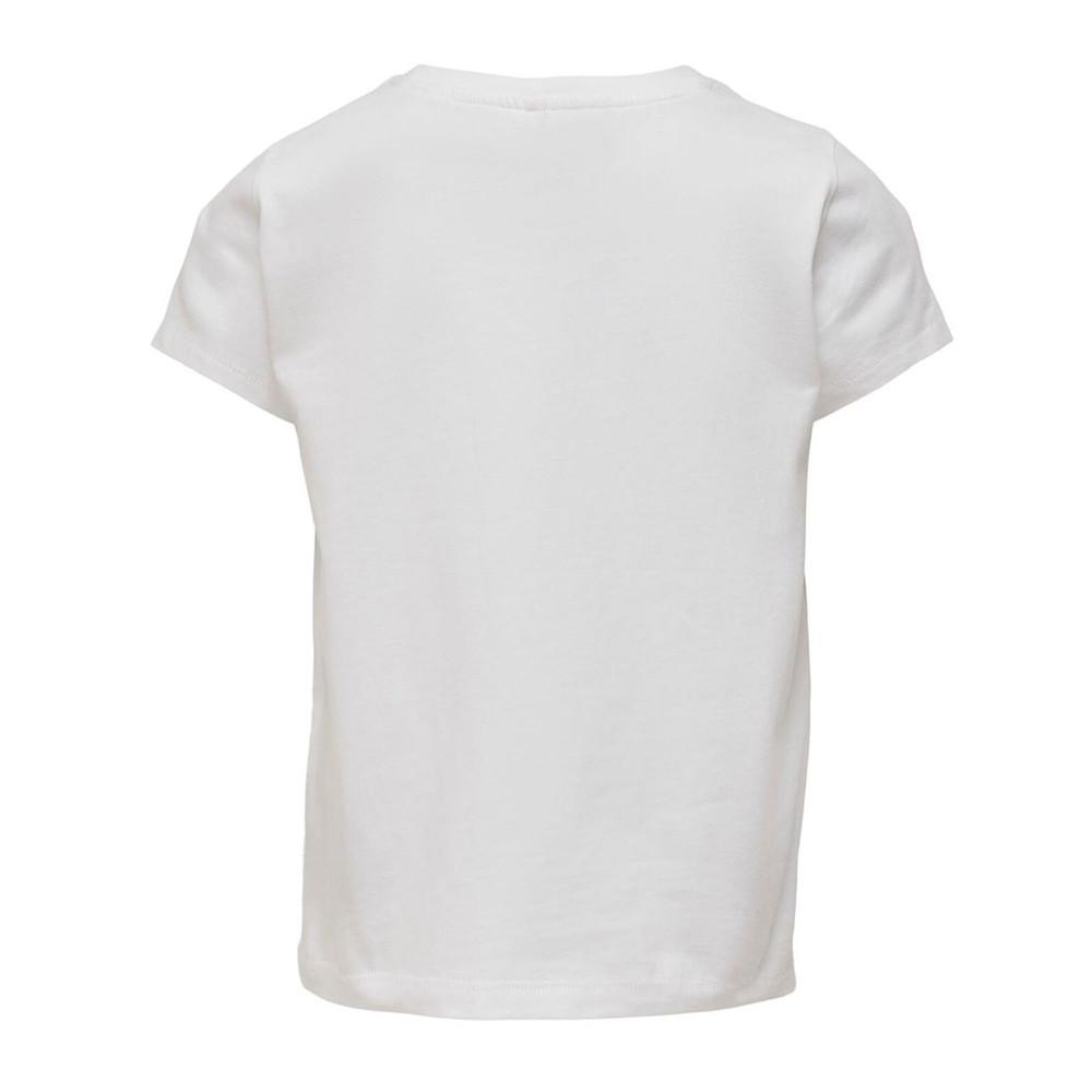 T-shirt Blanc Fille Kids Only Cana vue 2