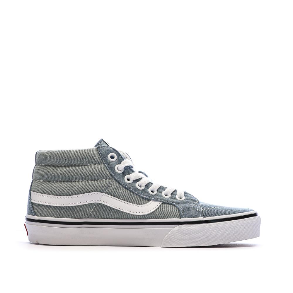 Zapatillas azul vaquero Vans unisex VANS Sk8-mid Reissue ver 2